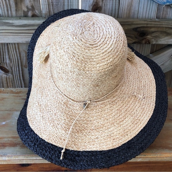 Love Kate Mexicoma Raffia Straw Hat with Tassles UPF 50 Size M main image 4